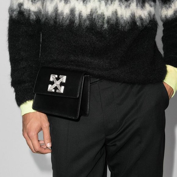 Off-White 0.7 Jitney leather belt bag